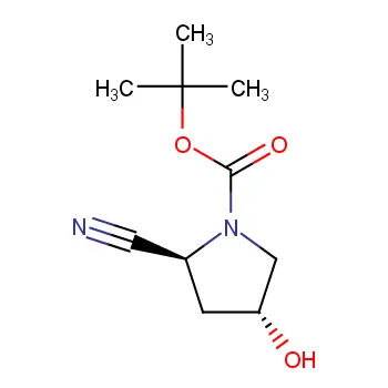 (2S,4R)-tert-Butil 2-siano-4-hidroksipirolidin-1-karboksilat CAS 483366-12-7